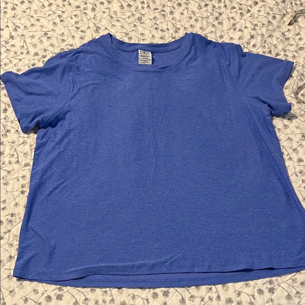 Athletic Works Blue Short Sleeve Tee